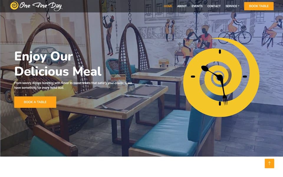 One Fine Day website designed by Skill Park